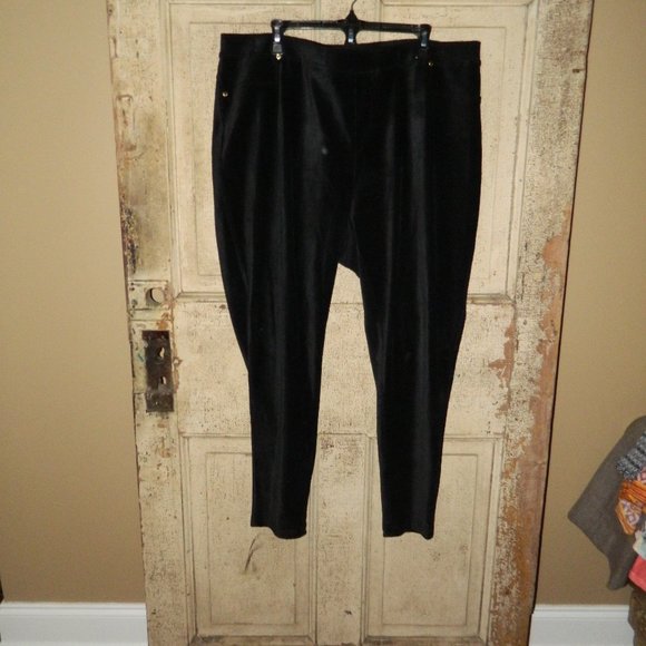 Calvin Klein Women's Pull On Wide Leg Satin Pants Black Size X-Small